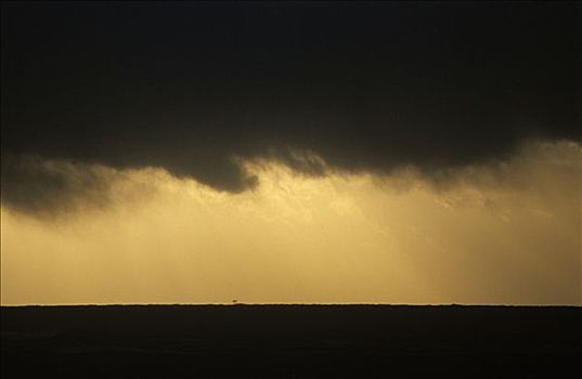 太阳,积雨云,上方,荷兰