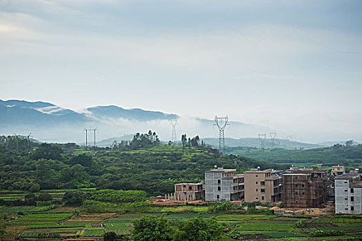 雨后乡村