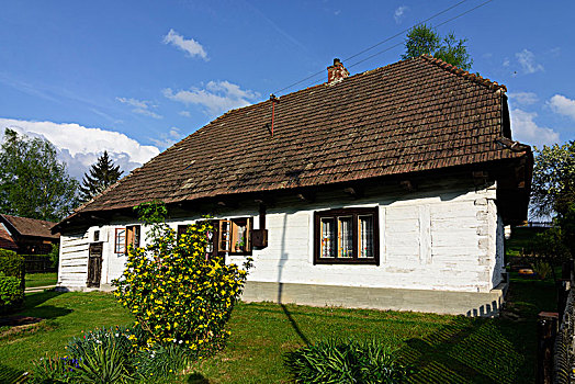 传统,木屋,斯洛伐克