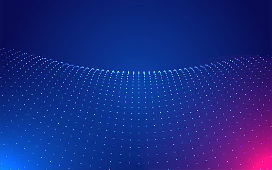 科技背景線條未來創新科學抽象粒子矢量海報