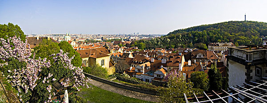 布拉格,全景,捷克共和国