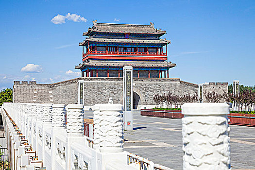 北京永定门城楼
