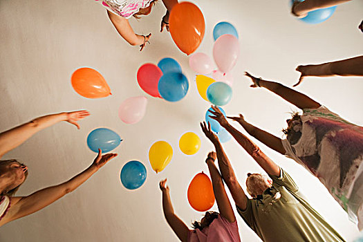 人,气球,空中,马拉加,安达卢西亚,西班牙