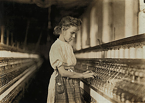女孩,工作,纺织厂,北卡罗来纳,美国,国家,童工,十一月,职业,历史