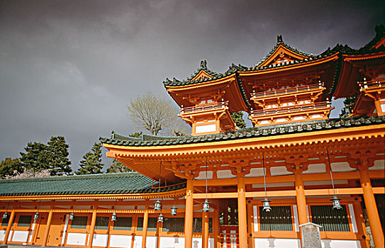 建筑,神祠,平安神宫,京都,本州,日本