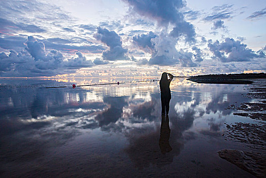 海边剪影