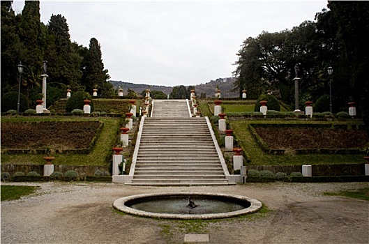 楼梯,公园,城堡