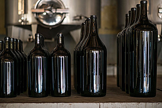 葡萄酒瓶,多样,尺寸,葡萄酒厂
