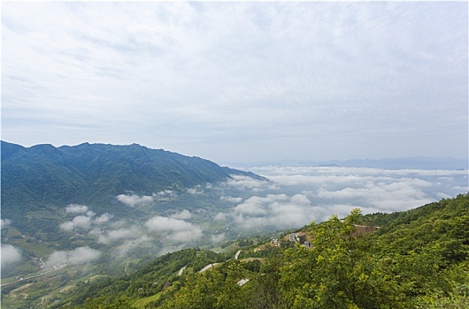 汉阴,凤凰山,云雾