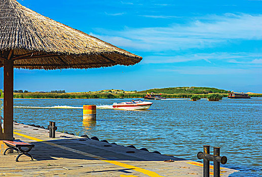 宁夏回族自治区,沙湖美景