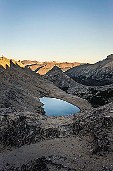 风景,湖,安第斯山,山脉,纳韦尔瓦皮,国家公园,里奥内格罗,阿根廷