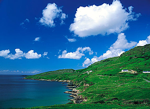 多纳格,爱尔兰,大西洋,悬崖,靠近