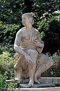巴洛克,雕塑,棱堡,花园,米拉贝尔花园,米拉贝尔,宫殿,萨尔茨堡,奥地利,欧洲