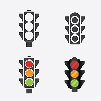 红绿灯,信号,象征
