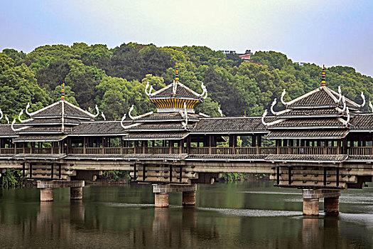 湖南省长沙市湖南烈士公园－风雨桥