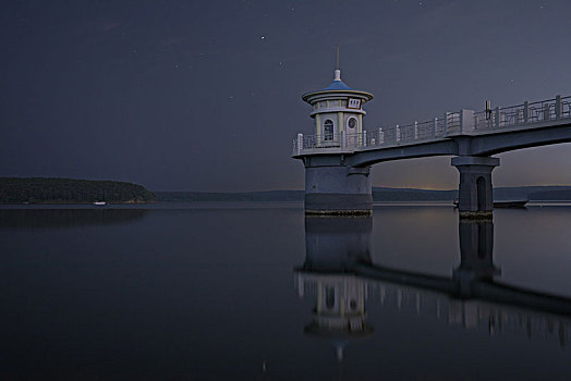 长春净月潭夜景