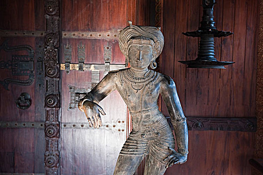 雕塑,博物馆,民俗,高知,喀拉拉,印度