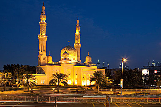 清真寺,黄昏