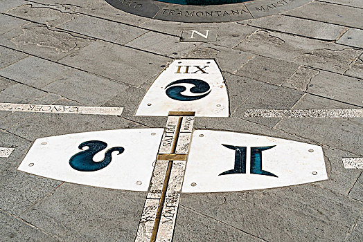佛罗伦萨,广场,日晷