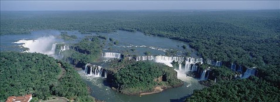 伊瓜苏瀑布,巴西,阿根廷,边界