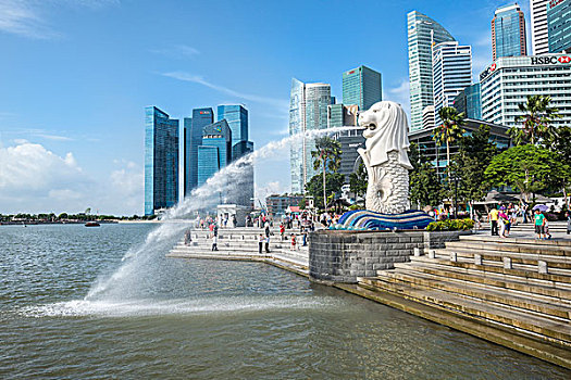鱼尾狮,新加坡,亚洲