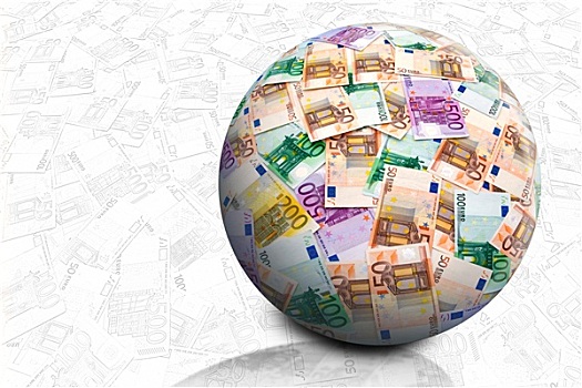 全球,钱,欧元