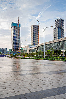 中国广西柳州市城市建筑景观