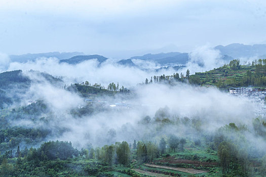 重庆酉阳,小山村的清晨