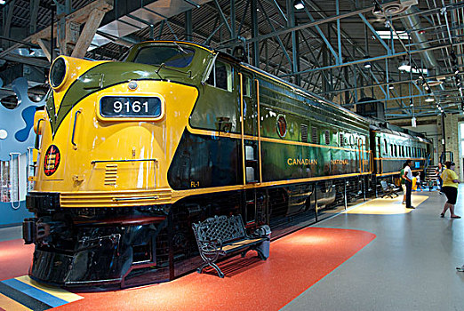 列车,博物馆,曼尼托巴,加拿大