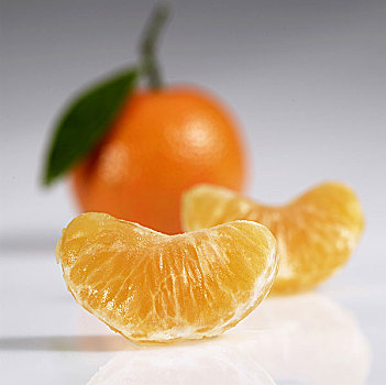 克莱门氏小柑橘,水果,柑橘,白色背景