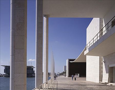 葡萄牙,亭子,1998年,公园,风景,柱廊