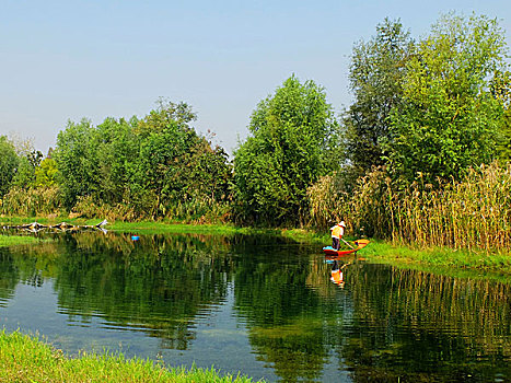 湖南省长沙市洋湖湿地公园