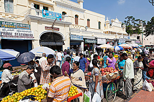 街边市场,迈索尔,印度,亚洲