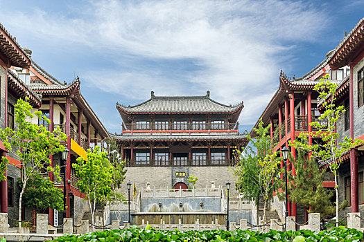 山东省青州市宋城中式传统建筑