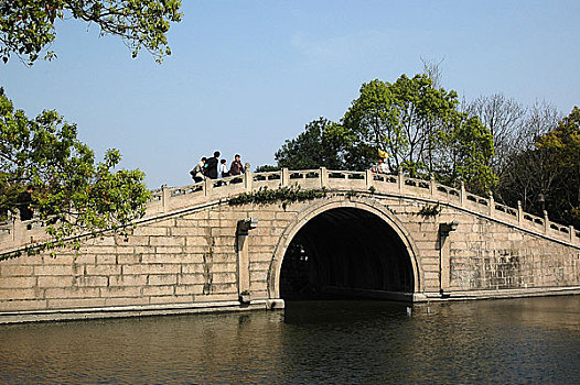 浙江普陀山海印池平桥