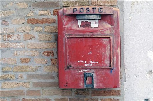 邮箱,布拉诺岛,威尼斯,威尼托,意大利,欧洲