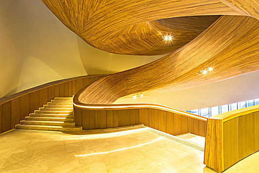 木头,楼梯,现代,酒店