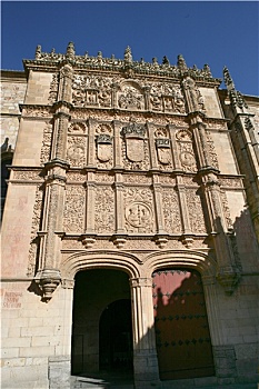 建筑,大学,萨拉曼卡,西班牙