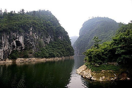 重庆黔江阿蓬江深山峡谷