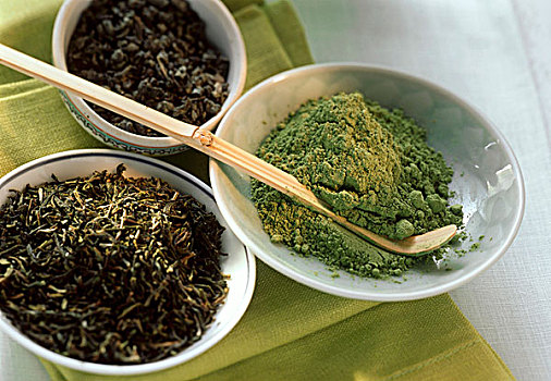 不同,綠茶