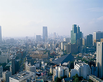 俯视日本东京