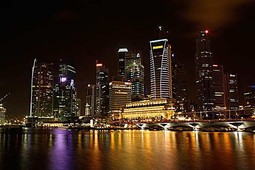 夜景,酒店,新加坡