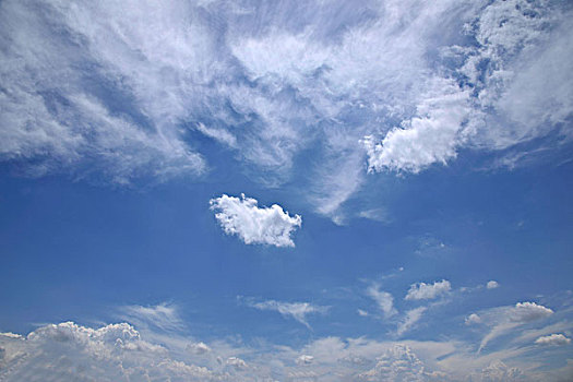 内蒙古自治区锡林浩特的云彩