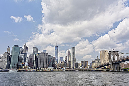 布鲁克林大桥,曼哈顿,岛屿,纽约