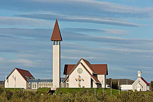 老,新,教堂,瑞考尔特,瑞考尔特斯德勒,冰岛,欧洲