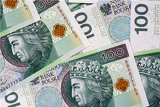 背景,波兰,货币