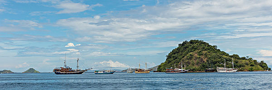 风景,港口,印度尼西亚