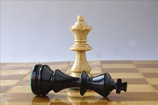下棋,白色,皇后,黑色,国王