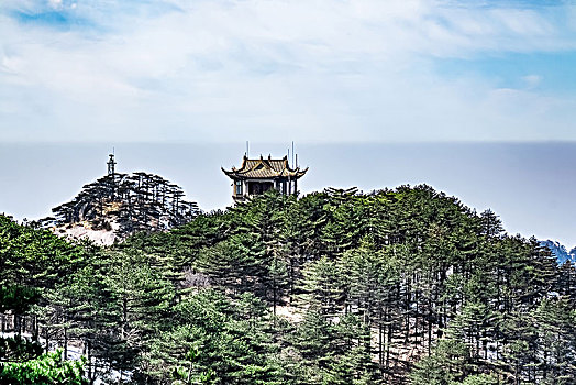 安徽省黄山市黄山风景区天海大峡谷自然景观