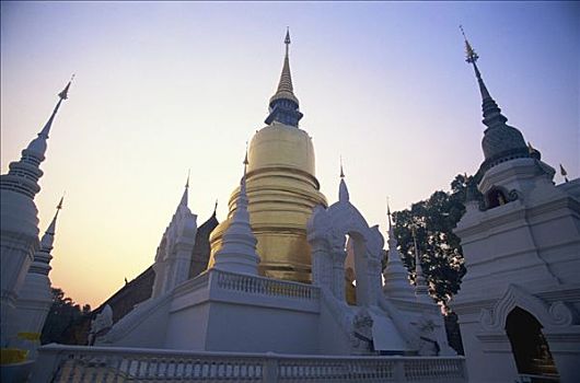 泰国,清迈,松达寺,日出